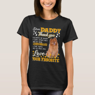 Spitz Lieber Daddy Danke, dass du mein Vater bist T-Shirt
