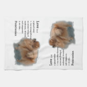 Spitz Liebhaber Geschenke Handtuch (Horizontal)