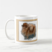 Spitz Liebhaber Geschenke Kaffeetasse (Links)