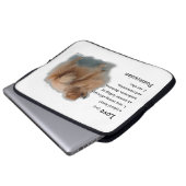Spitz Liebhaber Geschenke Laptopschutzhülle (Vorne Knopf)