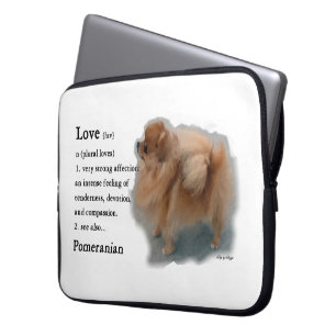 Spitz Liebhaber Geschenke Laptopschutzhülle