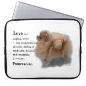 Spitz Liebhaber Geschenke Laptopschutzhülle (Vorderseite)