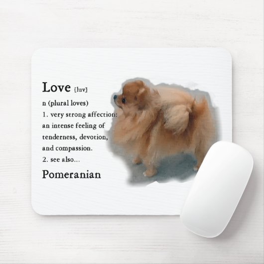 Spitz Liebhaber Geschenke Mousepad (Mit Mouse)