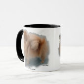 Spitz Liebhaber Geschenke Tasse (Vorderseite Links)