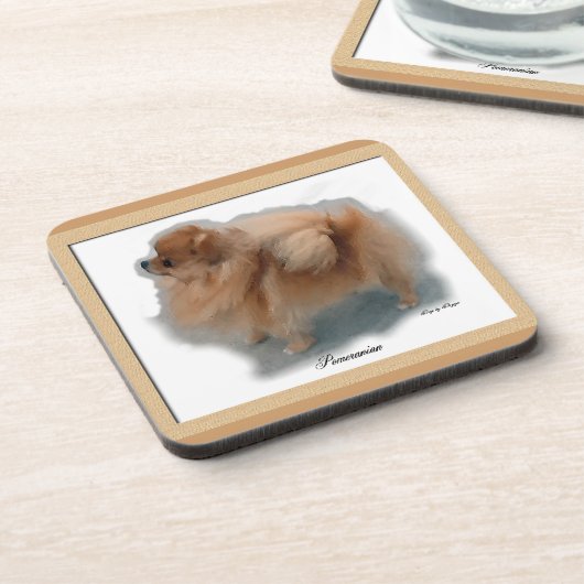 Spitz Lovers Getränkeuntersetzer (Linke Seite)