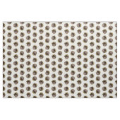 Spitz Malerei Orange Sable Original Hunde Kunst Stoff (Yard (91,4 cm))