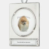 SPITZ MAMA 2 Banner-Ornament SILBER (Links)