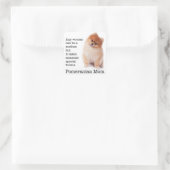 Spitz-Mama-Aufkleber Quadratischer Aufkleber (Tasche)