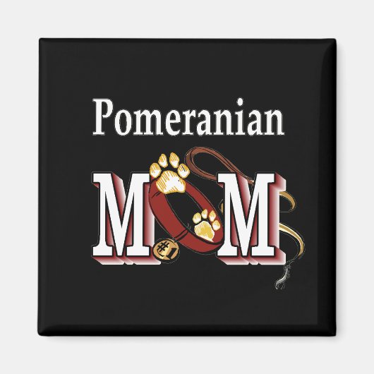 Spitz MAMA Geschenke Magnet (Vorne)