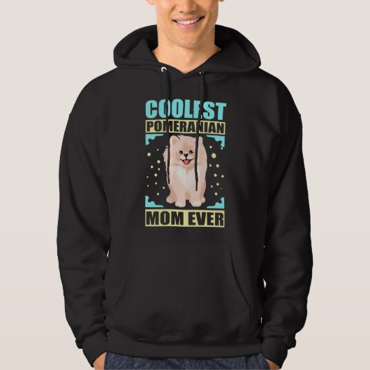 Spitz Mama Hundebesitzer Spitz Spitz Hoodie (Vorderseite)