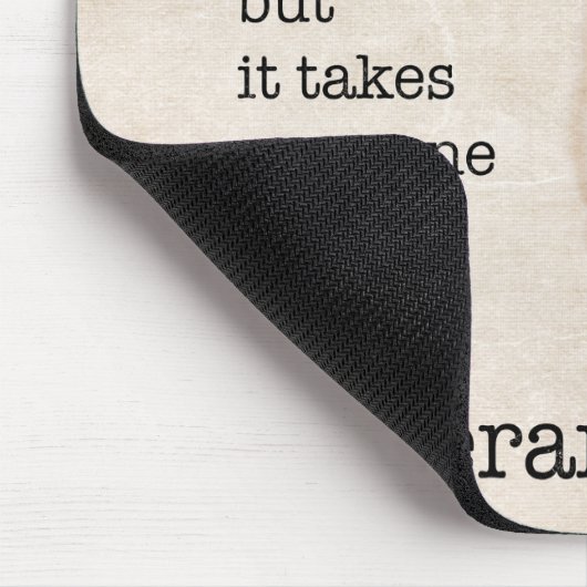 Spitz-Mama Mousepad (Ecke)