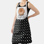 Spitz Mama Pom Mama (orange rot) Niedliche Hunde M Schürze (InSitu)