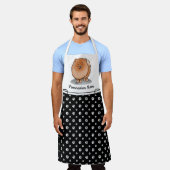 Spitz Mama Pom Mama (orange rot) Niedliche Hunde M Schürze (Getragen)