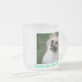 Spitz-mattierte Tasse (VorderseiteRechts)