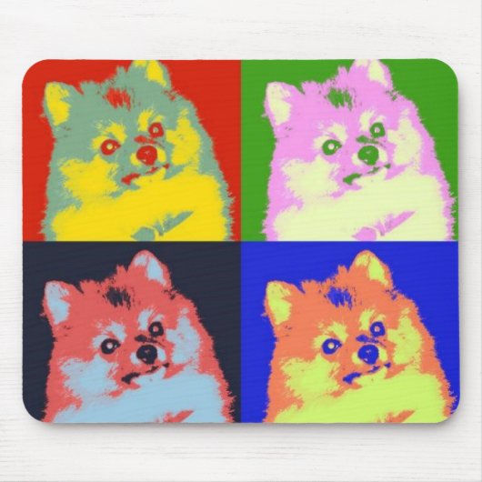 Spitz-Mausunterlage Mousepad (Vorne)