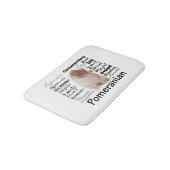 Spitz-Merkmal-Badematte Badematte (Schrägansicht)