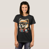 Spitz mit Brille T-Shirt (Vorne ganz)