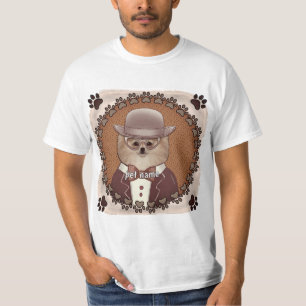 Spitz mit Brillengläser T - Shirt
