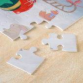 Spitz mit Weihnachtsgeschenke Puzzle (Seite)