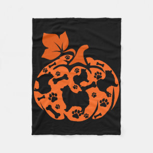 Spitz Niedlich Pumpkin Form Halloween Thanksgiv Fleecedecke