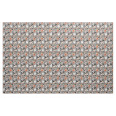 Spitz niedliche Halbhunde graue Stoff (Yard (91,4 cm))