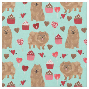 Spitz niedliche Valentine Liebe cupcakes Stoff