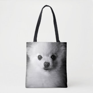 Spitz Niedlicher Hund Foto Totbeutel Tasche