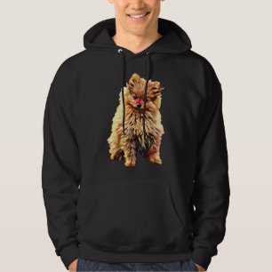 Spitz Ölgemälde Hoodie