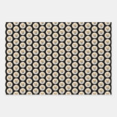 Spitz (Orange) Malerei - Originale Hundekunst Geschenkpapier Set (Vorderseite 3)