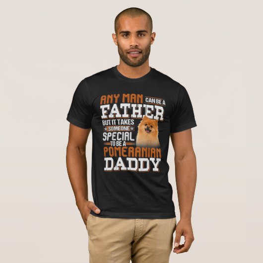 Spitz Papa T-Shirt (Vorne ganz)