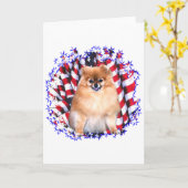 Spitz Patriot Karte (Gelbe Blume)