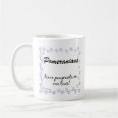 Spitz Pawprints Kaffeetasse (Links)