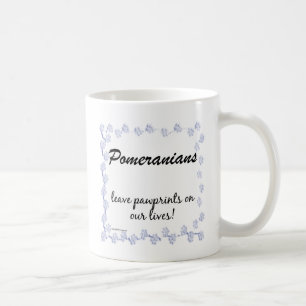 Spitz Pawprints Kaffeetasse