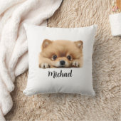 Spitz Peeking Hunde Sublimierung Bundle Grafik Kissen (Decke)