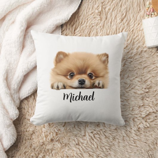 Spitz Peeking Hunde Sublimierung Bundle Grafik Kissen (Decke)