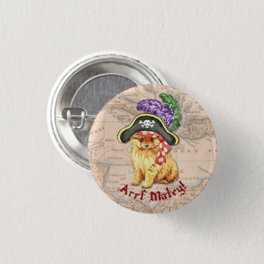 Spitz Pirate Button (Vorne & Hinten)