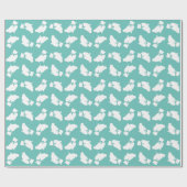 Spitz Pom Doppy Geschenkpapier (Flach)