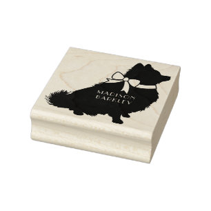 Spitz Pom Doppy Gummistempel