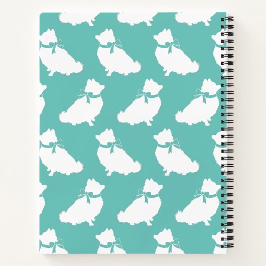 Spitz Pom Doppy Notizblock (Rückseite)