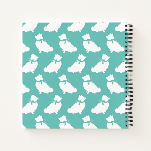 Spitz Pom Doppy Notizblock (Rückseite)