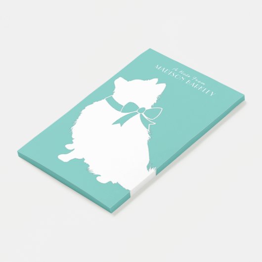 Spitz Pom Doppy Post-it Klebezettel (angewinkelt)