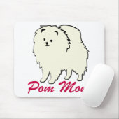 Spitz Pom Mama Mousepad (Mit Mouse)