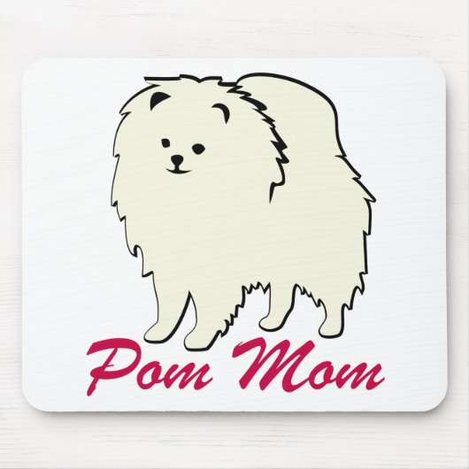 Spitz Pom Mama Mousepad (Vorne)