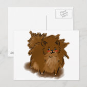 Spitz Postkarte (Vorne/Hinten)