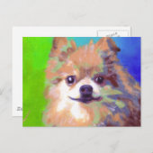 Spitz Postkarte (Vorne/Hinten)
