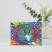 Spitz-Postkarte Postkarte (Stehend Vorderseite)