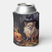 Spitz Pumpkins Halloween Beängstigend Dosenkühler (Kanne Rückseite)