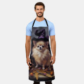 Spitz Pumpkins Halloween Beängstigend Schürze (Getragen)