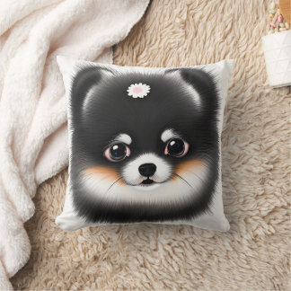 Spitz Puppy-Throw-Kissen Kissen