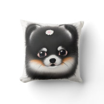 Spitz Puppy-Throw-Kissen